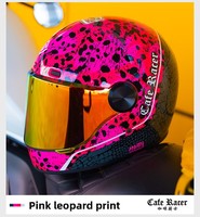 Nouveau casque de moto rétro CAFE RACER en mousse ABS, intégral, à libération rapide, certifié 3C, pour hommes et femmes, taille plus, cruiser, toutes saisons