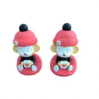 Porte-clés personnalisé en PVC 3D léger avec design de dessin animé imprimé UV pour cadeaux promotionnels et image de marque, personnalisable en Chine