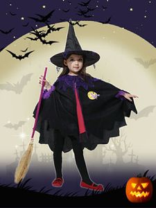 Disfraz Personajes Niños Cosplay Disfraz de Bruja para Niñas Disfraces de Película de Halloween Vampiros Queens Vestidos - Product Image 3