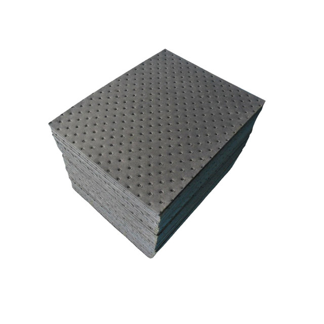 Poly-Backed Anti-slip Anti-leakage Oil/chemical/General Liquids 100% Polypropylene Industrial Absorbing Sheets Mat Pads Safety