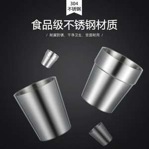 แก้วน้ำสแตนเลส 304 แบบสองชั้นเก็บความร้อน สำหรับกาแฟ ชา ใช้ในงานปาร์ตี้ - Product Image 5