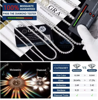 Moissanite Markiz Kolye 6A+ VVS1 D Renk 925 Ayar Gümüş 4 Prong 4x8/5x10/6x12mm Kadın Hediye