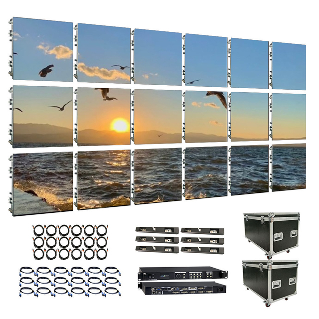 P2.6/P2.9/P3.91/P4.81 Rental LED Screen Indoor/Outdoor Seamless Video Wall 8K Resolution IP65 Waterproofing for Events