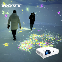 Projecteur interactif holographique 3D immersif à 360 degrés pour sol et mur, projection interactive dans l'espace complet, matériau métallique durable