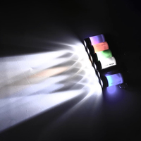 Linterna LED de Bolsillo Recargable por USB con Logotipo Personalizado al por Mayor, Mini Linterna Portátil con Anillo para Llaves