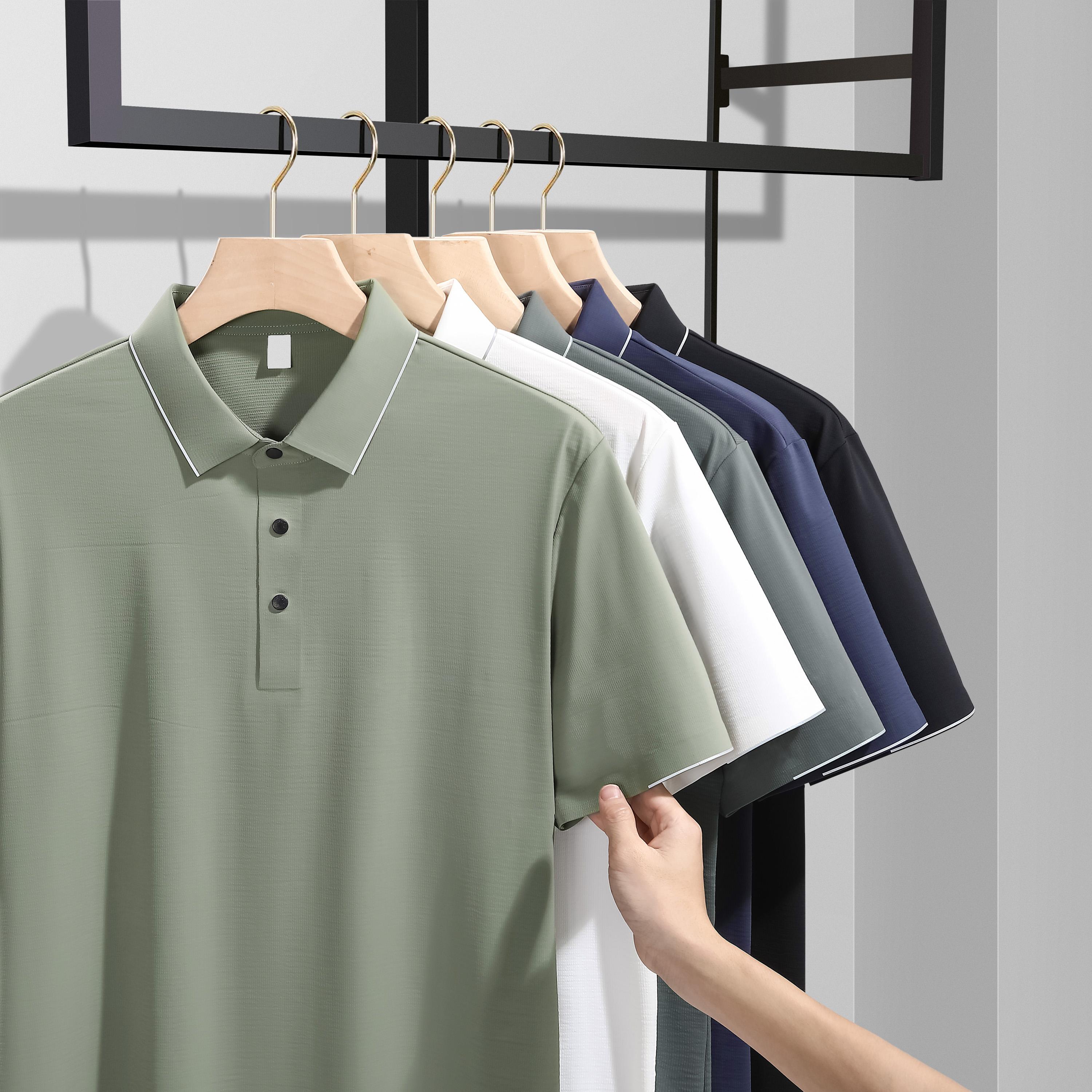 Wholesale Blank 100 Cotton Polo Modern Shirts Custom Your Own Logo Yellow and Black Plain Mens Golf Polo T Shirts