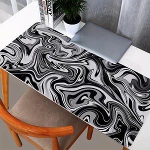 Nouveau tapis de bureau gaming en boue de diatomée, ovale, durable, antidérapant, lavable à l'eau, tapis de souris de bureau haut de gamme, technologie d'impression couleur unie - Product Image 2