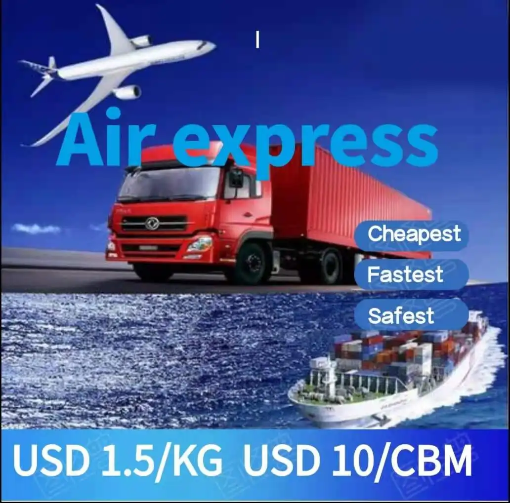 USD 1/kg Door to door air freight to Little Rock/AR/USA