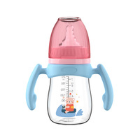 Biberon d'allaitement et tasse à eau double usage, avec tétine, anti-fuite, pour bébé