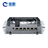 Intel 12th Gen N150 N100 Seguridad de red Mini PC 6X2,5 Gb Lan POE N300 N305 1 * DDR5 1 * COM X86 Router PfSense Firewall Mini PC