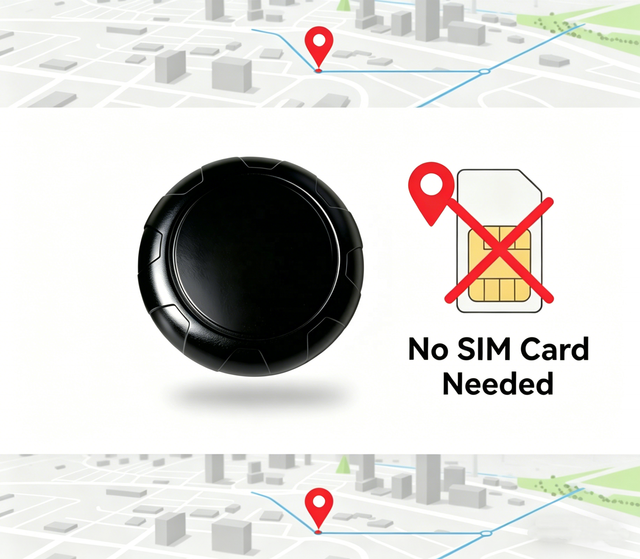 Mini GPS Tracker for Car Bluetooth/BLE Wireless Tracking No SIM Card Needed 1 Year Warranty Waterproof