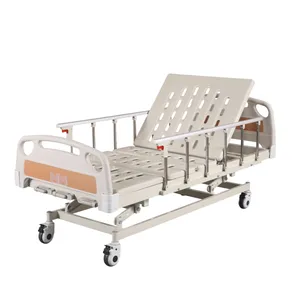 Venda quente Abs Cabeça Board Manual três Crank Hospital Cama Para Clínica E Hospital