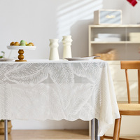 Nappe Vintage en Dentelle Délicate, Housse de Table Polyvalente pour Ambiance Esthétique, Idéale pour Table à Manger, Table Basse, Table Rectangulaire, Décoration Intérieure