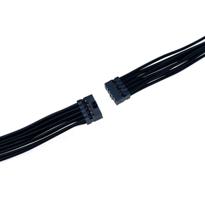 Kabel Harness Dupont 10Pin 2.54mm Pitch Kustom, Semua Hitam, Berisolasi, Untaian, untuk Peralatan Elektronik - Product Image 5