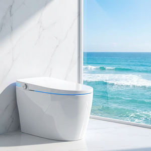 Modern Auto <b>Sensor</b> Flush One Piece Intelligent Bidet Wc Heating Toilet Bowl Automatic Operation Smart Toilet With Remote Control - Product Image 2