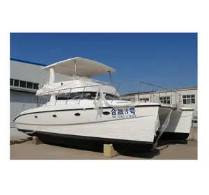 Grandsea 41ft fiberglas katamaran Motor yat ve ev tekne