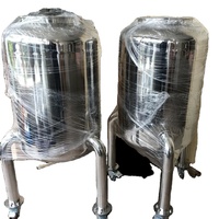 Cuve sanitaire réservoir cosmétique en acier inoxydable réservoir de stockage d'eau asme code asme u certification