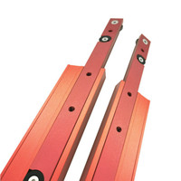 Barre coulissante en alliage d'aluminium pour scie à table Outils de bricolage pour le travail du bois Établi zingué Jauge d'onglet Tige T-Track Slot