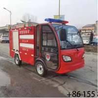 Camion de gicleurs d'incendie civil à quatre roues bon marché fabriqué en Chine