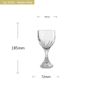 Usine en gros tasse en <span class=keywords><strong>verre</strong></span> nouveau modèle Logo personnalisé ancienne mode vin sans plomb <span class=keywords><strong>verre</strong></span> transparent gobelet tasse - Product Image 6