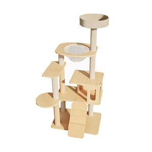 <span class=keywords><strong>Arbre</strong></span> à <span class=keywords><strong>chat</strong></span> tour à plusieurs niveaux pour <span class=keywords><strong>chat</strong></span> <span class=keywords><strong>avec</strong></span> poteaux à gratter <span class=keywords><strong>en</strong></span> Sisal et perchoirs pour grands chats maison de jeu pour chaton - Product Image 3