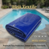 Lona Impermeable de PVC de Excelente Calidad, Tejida, Autolimpiable, Antiestática, Lisa, para Carpas, Toldos y Textiles Heli