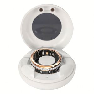 แหวนสมาร์ทกันน้ำ V2 รุ่นเพชร วัดอัตราการเต้นของหัวใจ วัดออกซิเจนในเลือด ตรวจจับการนอนหลับ ติดตามการออกกำลังกาย แฟชั่นแหวนสมาร์ทเพื่อสุขภาพสำหรับผู้ชายและผู้หญิง - Product Image 6