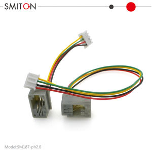 2.54 टर्मिनल के साथ RJ9 4पिन 616e टेलीफोन सॉकेट - Product Image 6