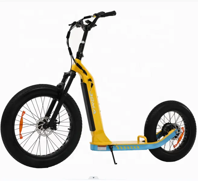 SOBOWO X6 Dropshipping 26 inç 750W 2 tekerlek elektrikli Scooter Elektro Escooter ab abd E rulo Elektro Scooter KENDA yağ lastik