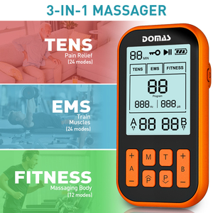 Terapia Tens de mano 60 modos Estimulador muscular Tens Ems Máquina de masaje para espalda Cuello Brazo Hombro Uso - Product Image 2