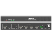 18Gbps HDMI USB C 1x4 Contrôleur de mur vidéo 8 Modes d'épissage de mur vidéo: 1x1, 2x1, 3x1, 4x1, 1x2, 1x3, 1x4, 2x2