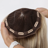 Prêt à expédier : Perruques miniatures en cheveux naturels, entièrement en dentelle, pour femmes, vente en gros européenne, fournisseurs de cheveux vierges, lisses 8x8