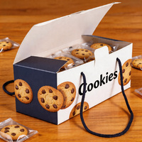 Boîtes à biscuits personnalisées en carton blanc de qualité alimentaire, colorées et sur mesure