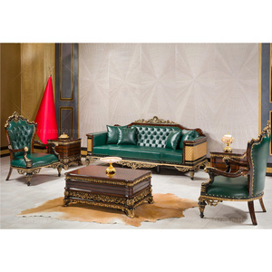 Poltrona Vittoriana Reale, Sedie Laterali per <span class=keywords><strong>Ufficio</strong></span> Personalizzate, Sedie da <span class=keywords><strong>Attesa</strong></span> in Legno Intagliato con Rivestimento in Pelle - Product Image 5