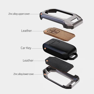 Kẽm chìa khóa xe trường hợp bìa Shell Fob cho Suzuki Swift Wagon r Loại độc quyền Keyless Shell bảo vệ Móc chìa Khóa Phụ Kiện - Product Image 5