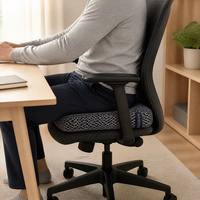 Coussin de chaise de bureau confortable Skylee en maille haute performance pour soulager la sciatique et soutenir le coccyx, idéal pour la maison et le bureau
