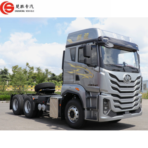 热卖一汽6x4 400HP 10轮拖拉机头原动机半挂车牵引车 - Product Image 1