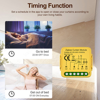 Module d'interrupteur de rideau WiFi Zigbee Tuya, pour volets roulants connectés, moteur de store, application Smart Life, compatible avec Alexa Google Home G809