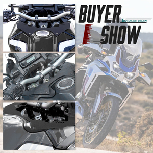 Cubierta frontal del tanque de combustible de motocicleta XXUN para Honda CRF1100L CRF 1100L <span class=keywords><strong>Africa</strong></span> <span class=keywords><strong>Twin</strong></span> Standard DCT 2020 2021 <span class=keywords><strong>2022</strong></span> 2023 - Product Image 4