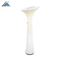 Lampadaire LED contemporain Forme de fleur unique Base moderne E26/E27 pour hôtels Salon Canapé contemporain Accessoire de salon