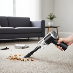 Aspiradora de Mano de 180W con Motor sin Escobillas, Filtro HEPA, sin Bolsa, para Uso en Seco y Húmedo, Alimentada por USB, para Uso Doméstico - Product Image 2