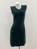 Ensemble deux pièces : Robe débardeur sans manches en maille côtelée à col montant, style français, nouvelle collection automne 2026, sept couleurs