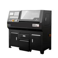 Mini tour CNC21C horizontal à lit plat GSK à broche unique, de moyenne capacité, 210, pour bureau