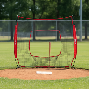 Filet d'entraînement de baseball Vevor 7x7 pieds avec sac de transport pour l'entraînement au frappeur et à la frappe, aide pour la zone de frappe - Product Image 3