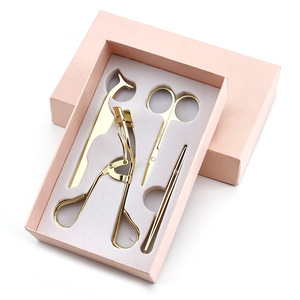 Set de 4 Piezas <span class=keywords><strong>para</strong></span> Rizar Pestañas, <span class=keywords><strong>Pinzas</strong></span> <span class=keywords><strong>para</strong></span> Extensión de Pestañas No Eléctricas, Tijeras <span class=keywords><strong>Pequeñas</strong></span>, <span class=keywords><strong>Pinzas</strong></span> <span class=keywords><strong>para</strong></span> Cejas, Rizador de Pestañas Postizas, Caja de Regalo a Color - Product Image 5