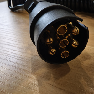 Adaptateur bobine à ressort, TPU avec <span class=keywords><strong>prise</strong></span> <span class=keywords><strong>de</strong></span> câble et <span class=keywords><strong>prise</strong></span> 1*7P <span class=keywords><strong>prise</strong></span> <span class=keywords><strong>de</strong></span> câble 1*13P <span class=keywords><strong>prise</strong></span> adaptée à la connexion <span class=keywords><strong>de</strong></span> camions à remorques - Product Image 6