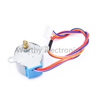 Circuit intégré puce ic DC-5V/12V 4 phases 5 fils moteur pas à pas décélération moteur pas à pas 28BYJ48 NA 28YBJ-48 plomb 25CM