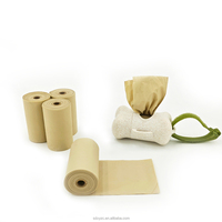 Sacs à crottes de chien biodégradables, compostables, écologiques, durables, simples, faciles à déchirer, avec parfum de fruits