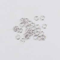 Bracelet et collier d'anneaux de saut en acier inoxydable de 3 à 10 mm Connected Circle Diy Accessories
