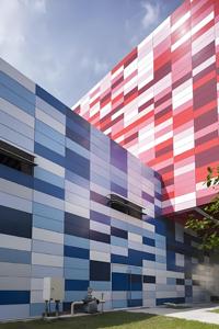 Tùy Chỉnh Thiết Kế Hiện Đại Đục Nhôm Bức Tường Rèm Kim Loại Nhôm Bảng Điều Chỉnh Khách Sạn Mặt tiền Bảng Điều Khiển Tường Ốp - Product Image 3